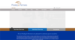 Desktop Screenshot of presleyandpartners.com